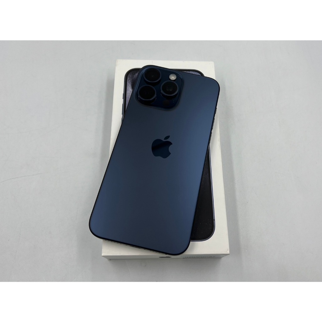 §轉機站§全新機 保固2025/02 Apple iPhone 15 Pro Max 鈦金屬256G 6.7吋 藍44