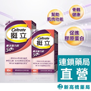 【現貨】Caltrate 挺立 樂活強力鈣 95錠+40錠【新高橋藥局】