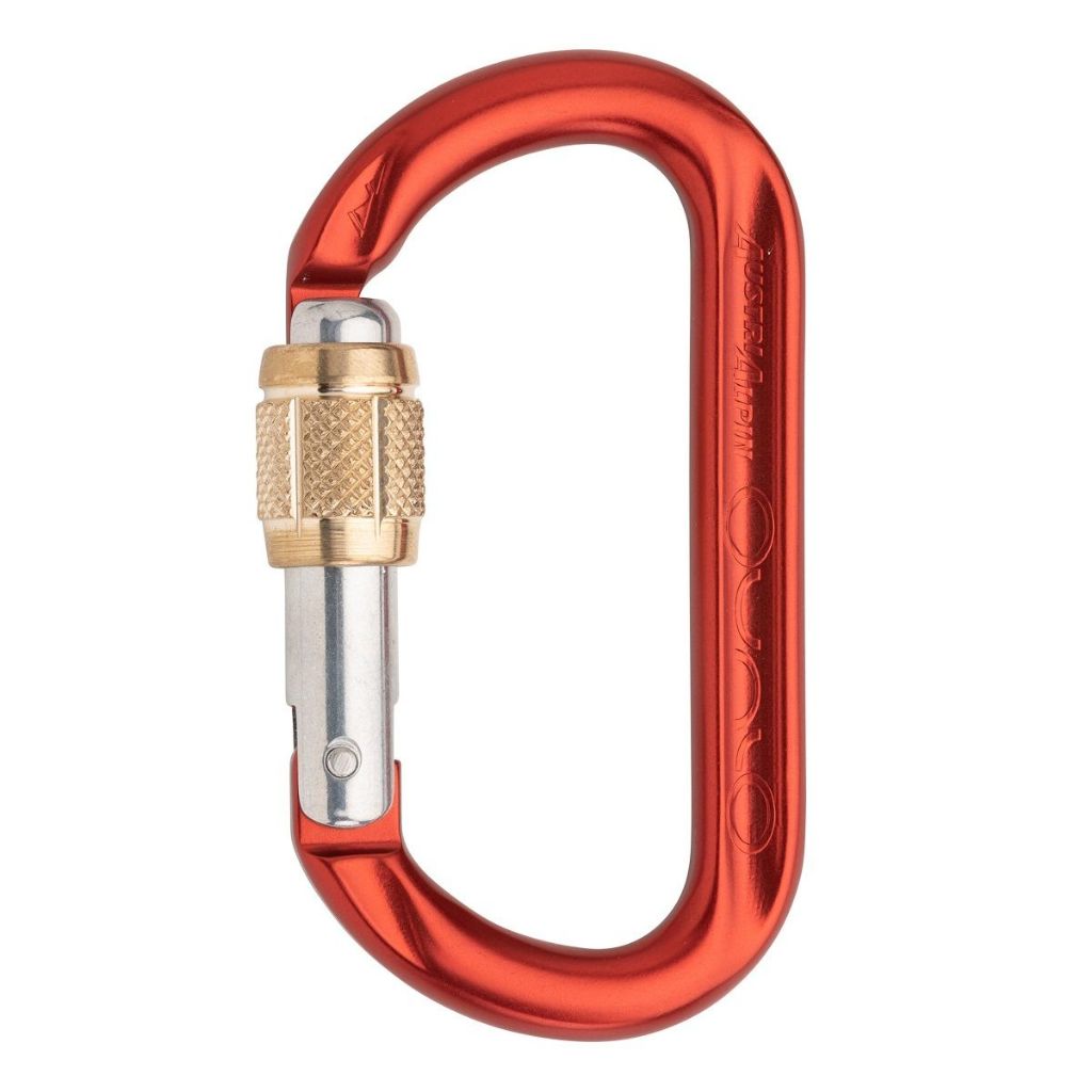 奧地利 AUSTRIALPIN OVALO Screwlock 鋁合金手動O型鉤環(黃銅套筒螺牙)/O環