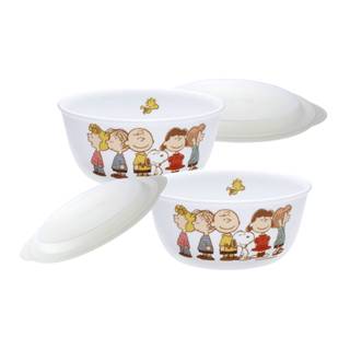 【美國康寧 CORELLE】史努比 SNOOPY Friends-4件式拉麵碗組-D01