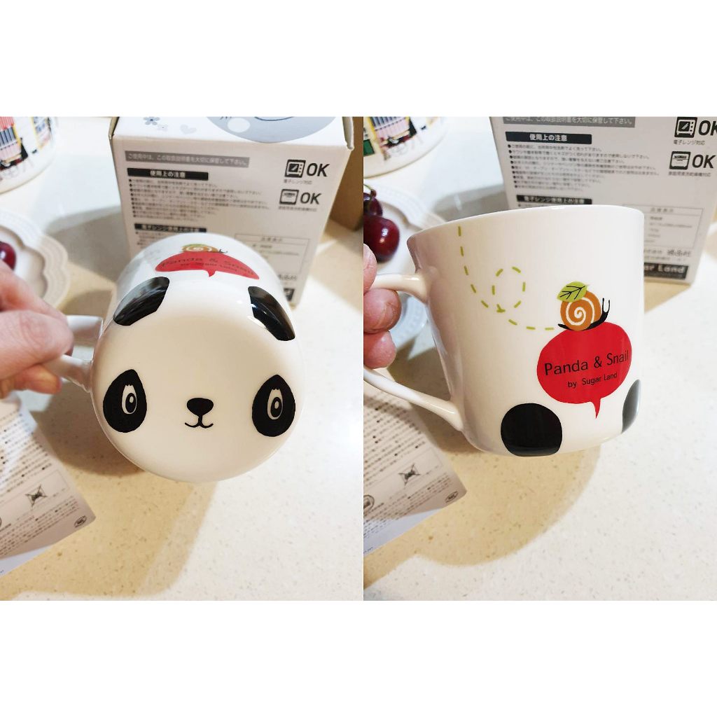 日本製動物馬克杯(熊貓款）牛奶杯 陶瓷馬克杯 水杯 咖啡杯 日本製 兒童馬克 保溫馬克杯 保溫 貓熊
