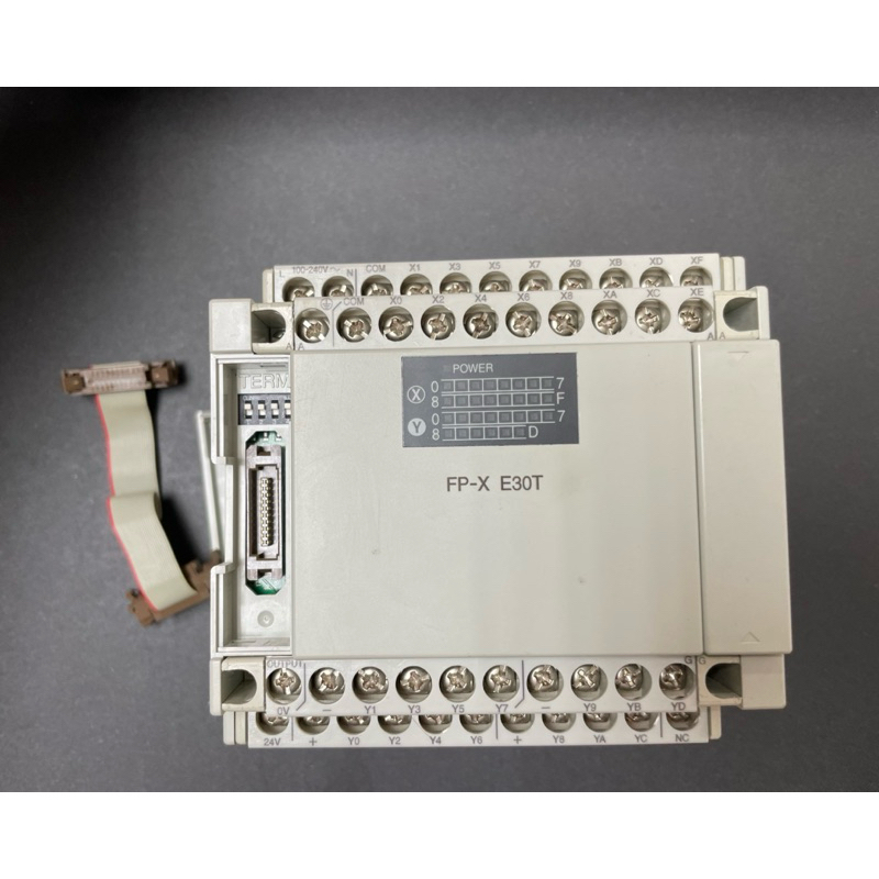 panasonic plc 可編程控制器 FP-X E30T擴展I/O模組 配電電料