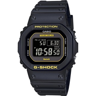 CASIO 卡西歐 G-SHOCK 黑黃配色系列 方形電子手錶 GW-B5600CY-1