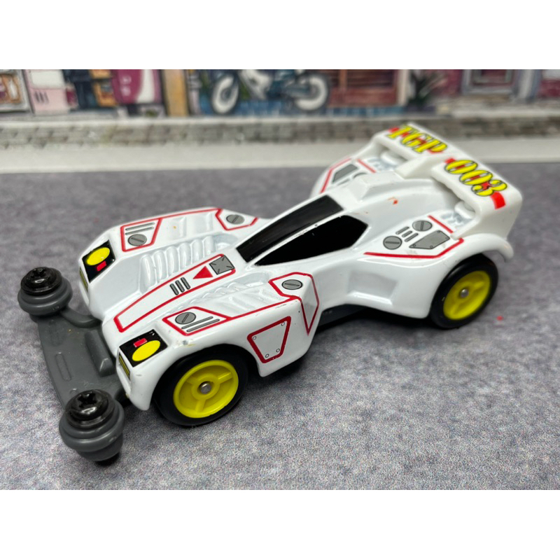 tomica Tomy 爆走兄弟 四驅車 CLS-2 多美 小學館 白色