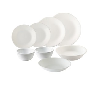 【康寧 Corelle】純白系列8件式餐盤組(H02)