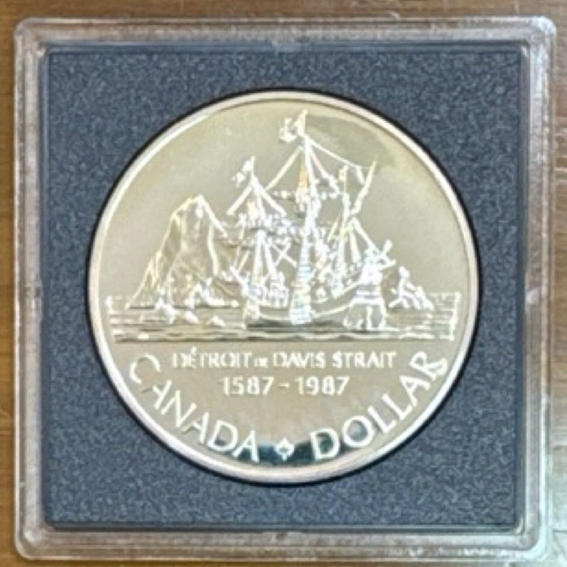 1987年加拿大Dollar銀幣（YW86)