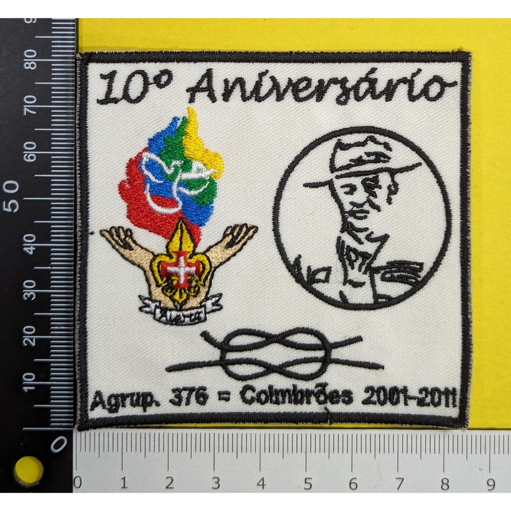 葡萄牙童軍-天主教童軍第376旅創立10週年(2001-2011)-徽章制服臂章布章-Portugal Scouts