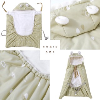 全新現貨 日系品牌【嬰兒多防水披風 嬰幼兒抱毯 推車蓋毯 厚款絨毛背巾 防風】快速發貨