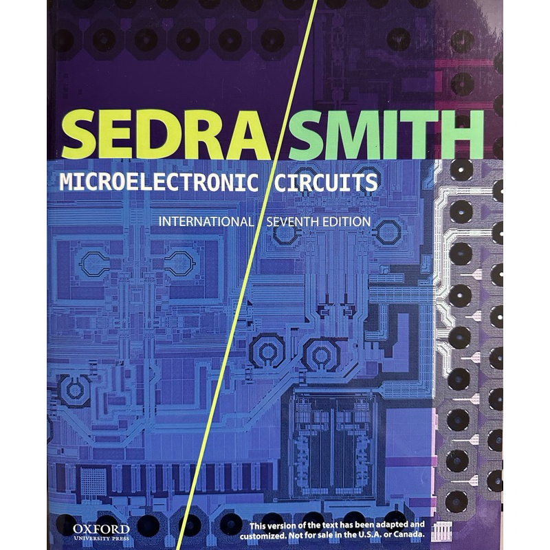 近全新 電子學 微電子學 • sedra smith 7 x microelectronic circuits