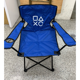 全新未使用SONY PS 主題週邊 便攜折疊椅 露營椅 折疊椅 登山椅 椅子 附PS LOGO收納袋