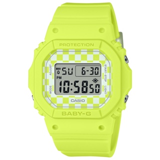 【聊聊甜甜價】CASIO BABY-G 滑板潮流 格子旗電子腕錶 BGD-565GS-9