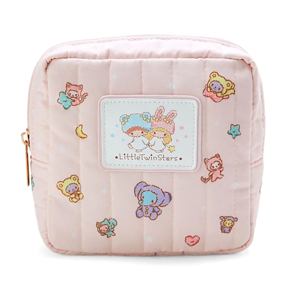 Sanrio 三麗鷗 雙星仙子生日系列 壓棉方形化妝包 收納包 KIKILALA 雲朵 231282N