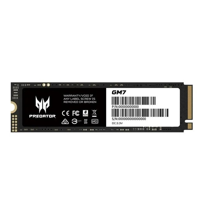 Acer 宏碁 Predator GM7 1T 1TB PS5專用 固態硬碟 M.2 PCIe Gen4 SSD