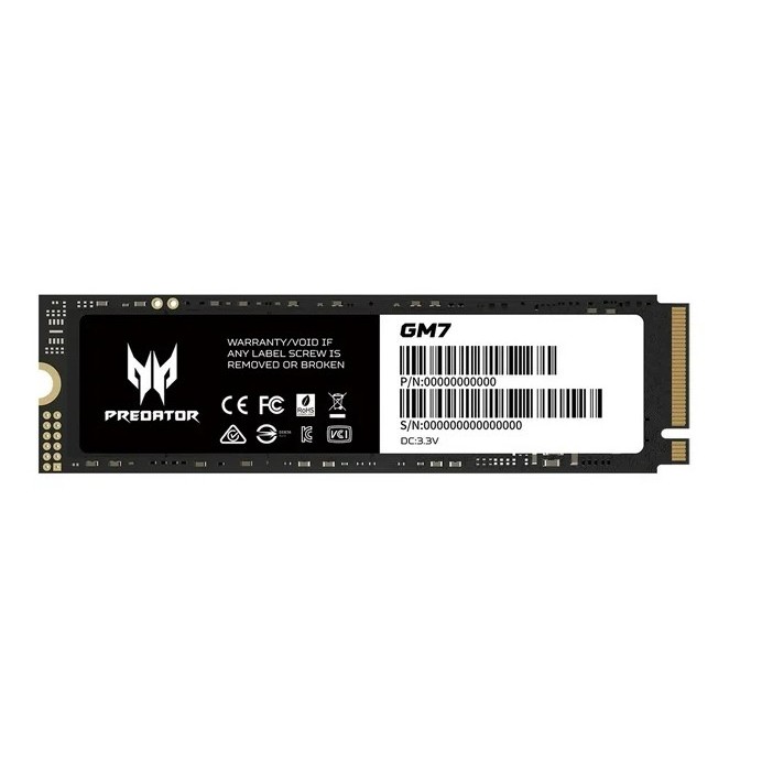 Acer 宏碁 GM7 1T 2T 4T PS5專用固態硬碟 M.2 PCIe 固態硬碟 SSD