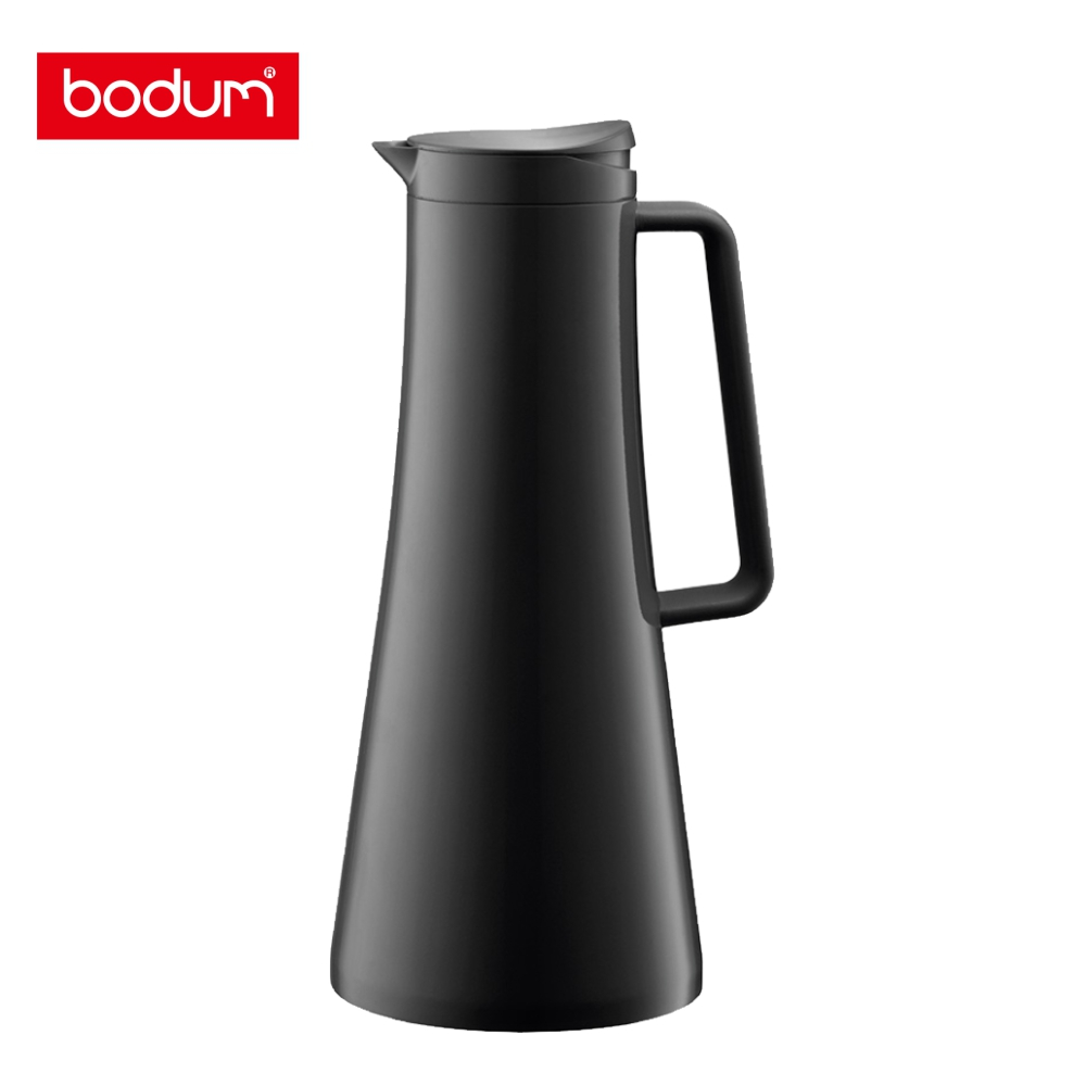 【丹麥bodum】bistro 不鏽鋼保溫瓶 1100cc-黑｜長時間維持熱/冷度♥輕頑味