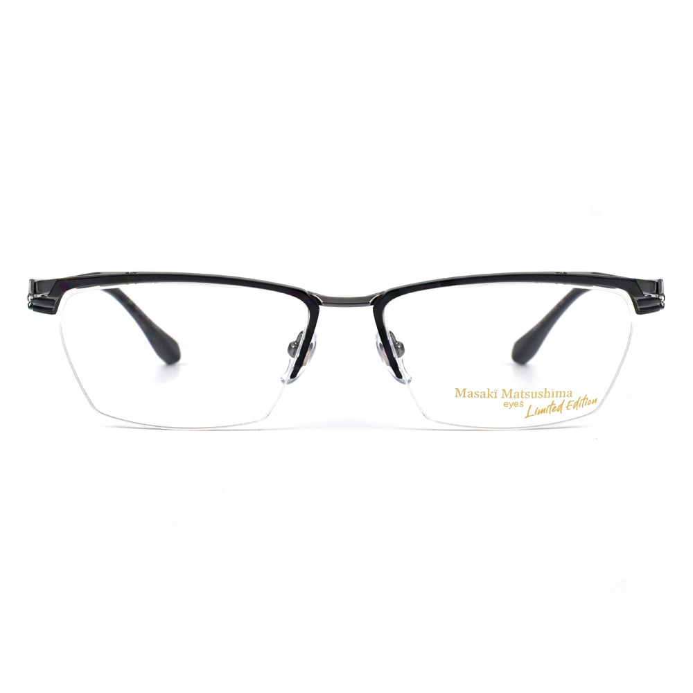 Masaki Matsushima 光學眼鏡 MFP565 C1 流線半框 日本鈦 - 金橘眼鏡