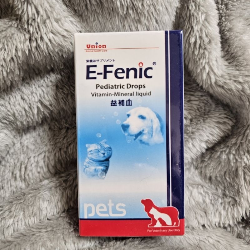 Union汝欣 | 益補血E-Fenic | 貓狗寵物營養補充鐵劑 30mL