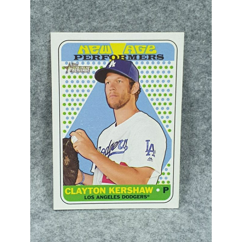 2018 Topps Heritage New Age Performers NAP-7 Clayton Kershaw