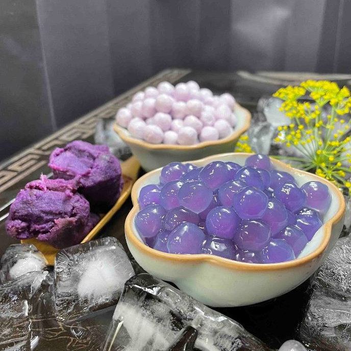 懷念の幸福滋味-紫玉地瓜珍珠粉圓-*富含價值高的花青素、18種氨基酸、纖維素