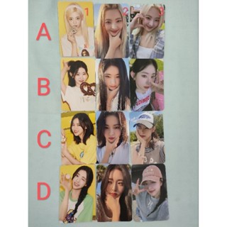 ITZY 2024年曆小卡、JYP特典小卡_留真、彩領、有娜、Lia