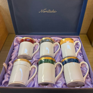 [全新] 日本Noritake 皇家系列 6 色馬克杯 - 6 件組 #百貨熱銷款 