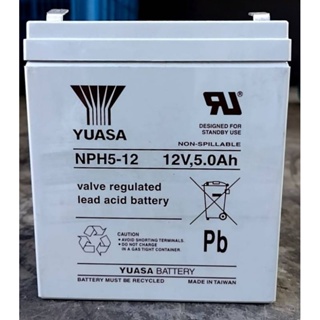 湯淺原廠. 深循環電池 UPS電池 型號：NPH5-12