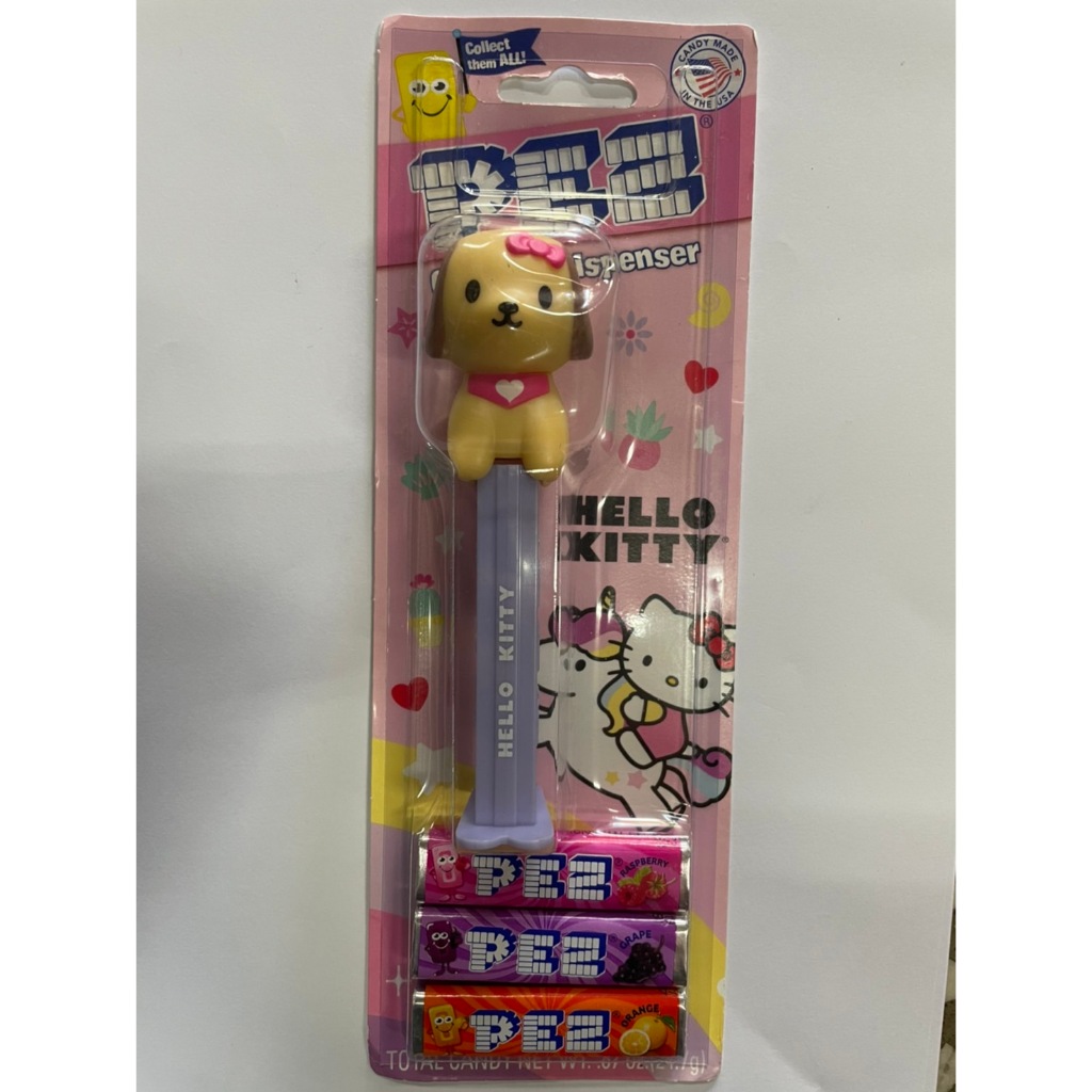 PEZ HELLO KITTY 狗狗 玩偶水果糖 糖果盒 給糖器 貝思 收集 收藏 全新現貨 美國進口