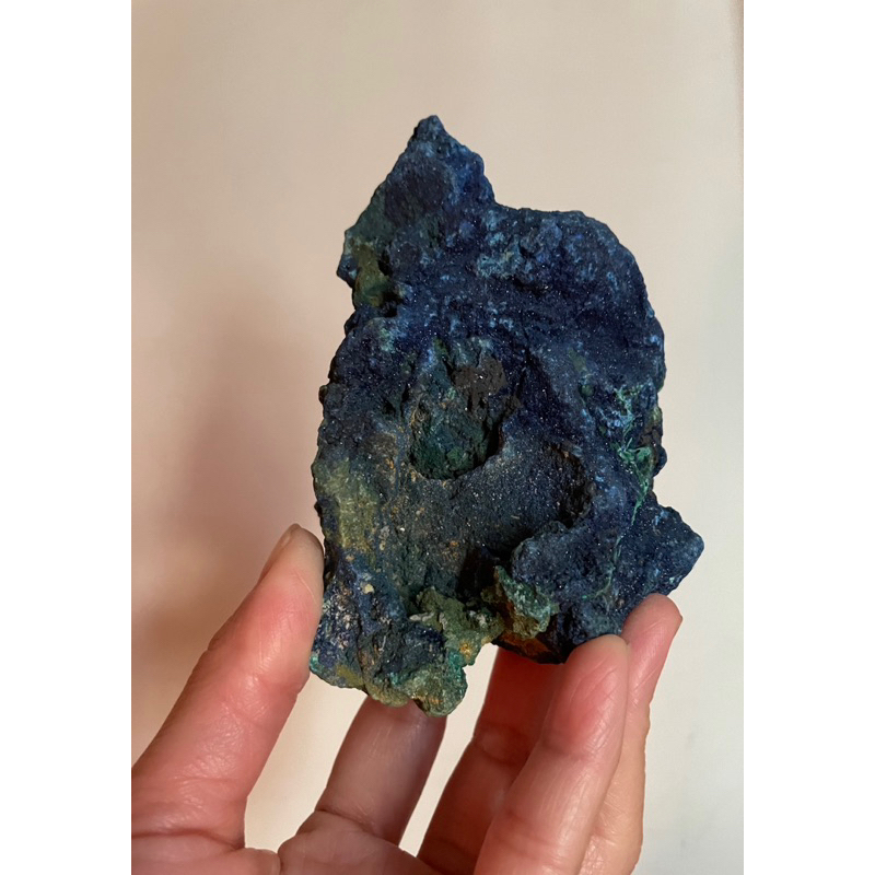 藍銅礦共生孔雀石原礦礦石原石