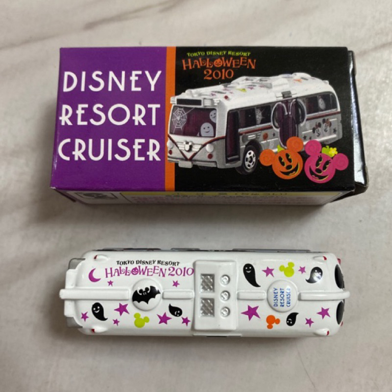 TOMICA 絕版 中製 東京迪士尼樂園 2010 萬聖節限定 巴士 遊園車 公車（盒車如圖）
