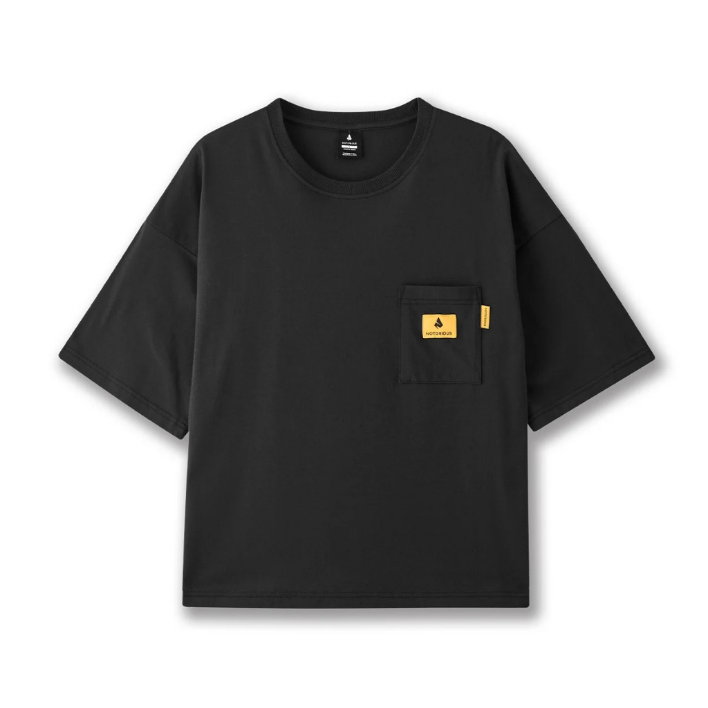 【Notorious】惡名昭彰．口袋輕便落肩短袖T-SHIRT 機能服飾 台灣製造 館長｜官方正品