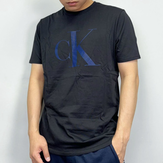 【New START精品服飾-員林】Calvin Klein CK 水波紋膠印 大CK 短袖上衣 短袖 短T