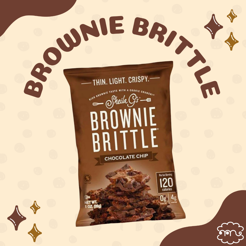 現貨💓 美國 Brownie Brittle 布朗尼脆片 巧克力餅乾 低卡 小包裝