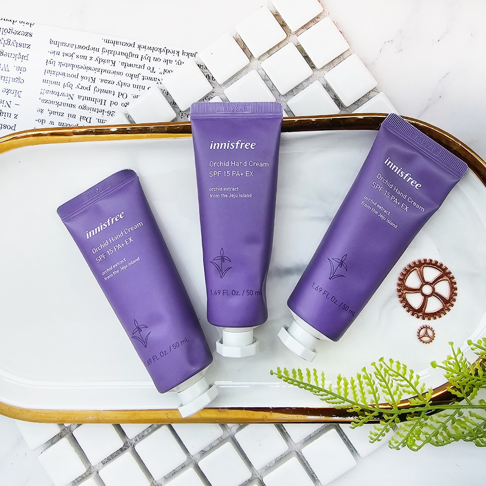 【創可】1917 韓國 Innisfree 寒蘭紫色濟州蘭花護手霜 手部滋潤 Orchid Hand Cream