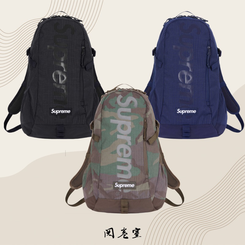 《閱卷室》【現貨】Supreme SS24 56th Backpack 後背包 背包 書包 雙肩包 包 電腦包