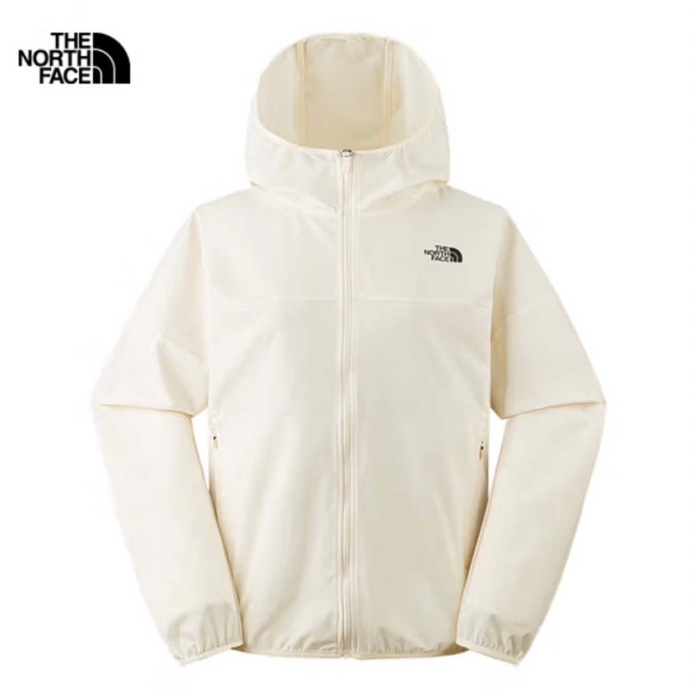 The North Face W NEW ZEPHYR WIND 女 防曬防水風衣外套 NF0A7WCPQLI 米