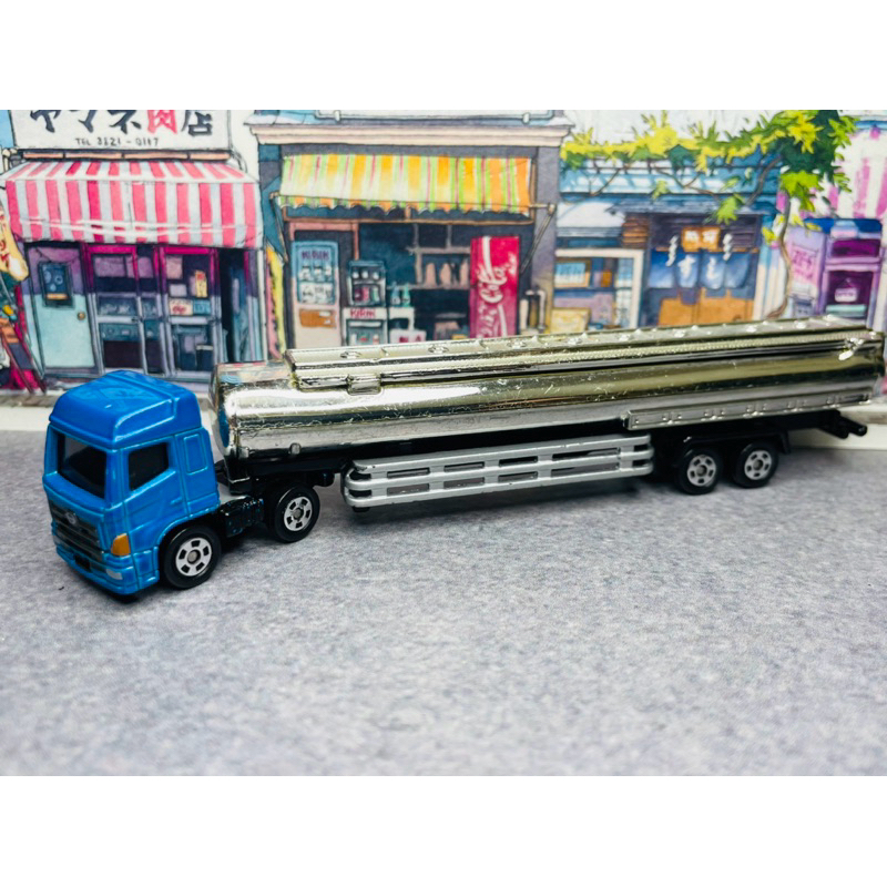 tomica 121 Hino Profia Tank Lorry 日野 油罐車 長車 銀色