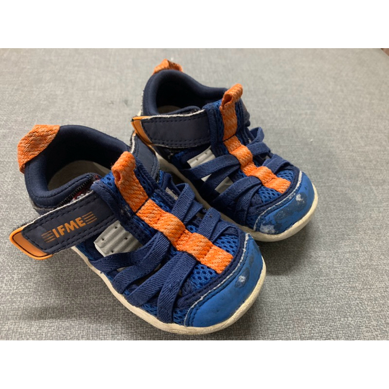 童鞋/日本IFME多功能透氣網布機能水涼鞋 14.5