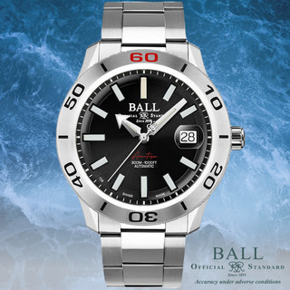 ２４期分期【高雄時光鐘錶】瑞士 BALL 波爾 DM3090A-P10J-BE 300米防水 潛水 機械腕錶