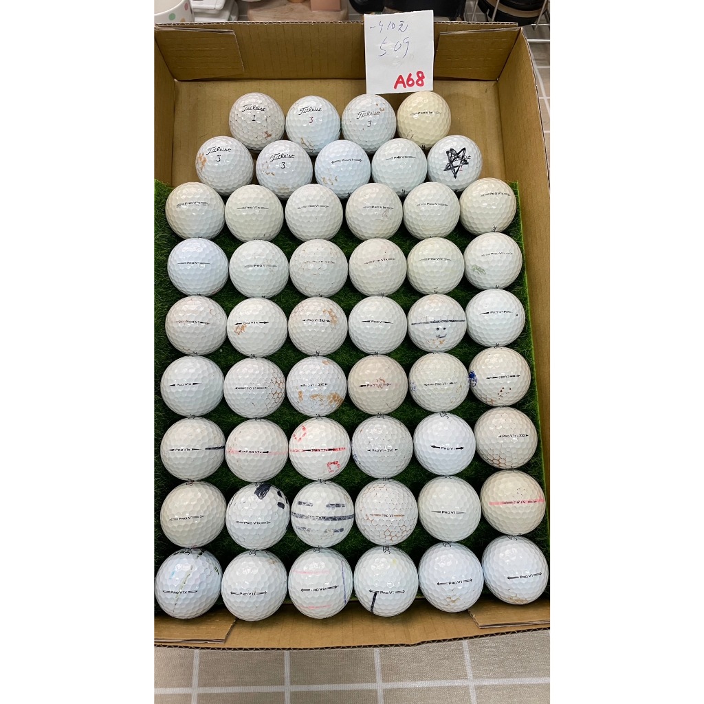 二手高爾夫球-實品拍攝 - Titleist PRO V1 / V1X- 有傷V1 - 9元一顆- 最少30顆出貨