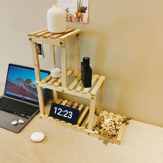 階梯收納架 階段式 木架 窗臺 置物架 展示架 階梯花架 園藝 多肉花架 居家收納 落地式 架子