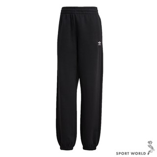 Adidas 長褲 女裝 高腰 保暖 黑【運動世界】IA6437