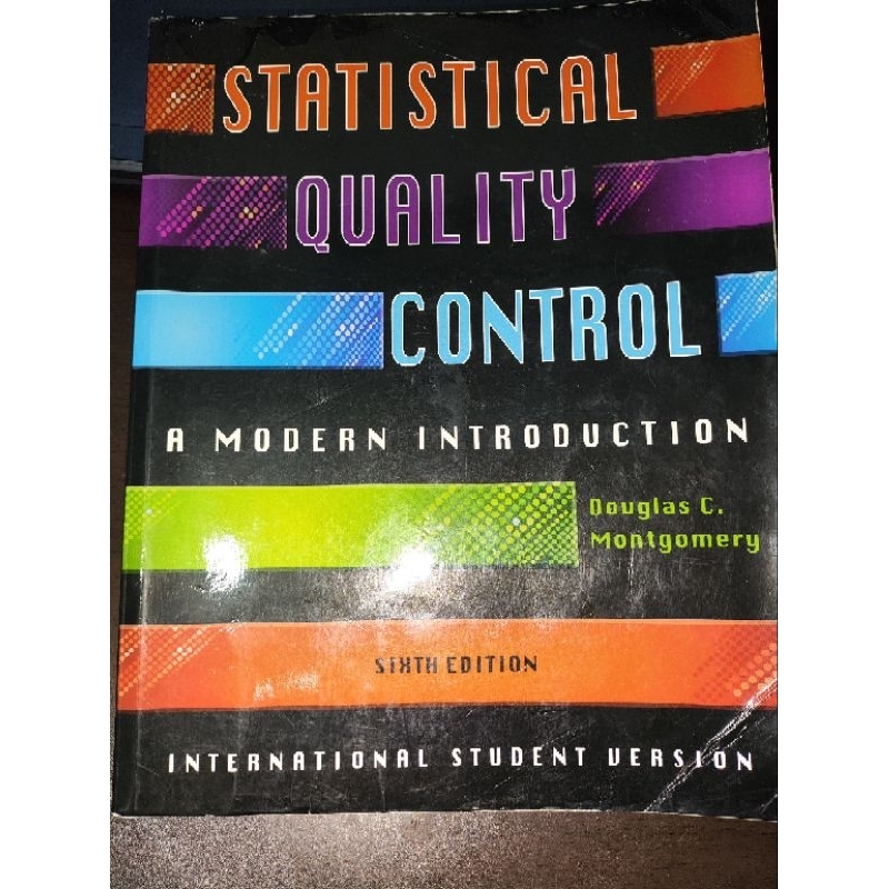 統計品質管制Statistical Quality Control  6/e ISBN:9780470233979