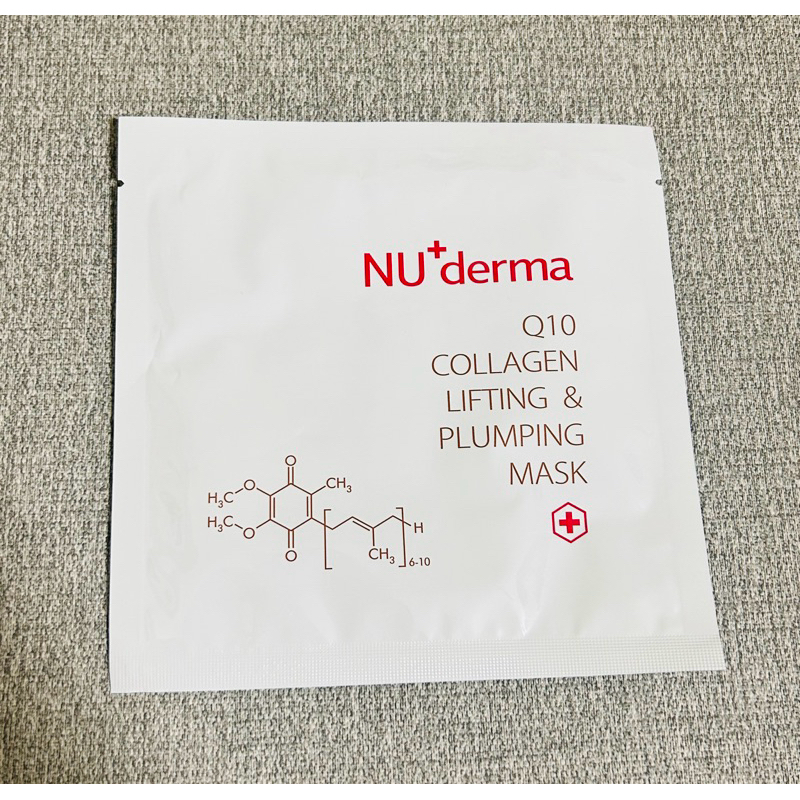 NU+derma Q10膠原緊顏彈潤面膜
