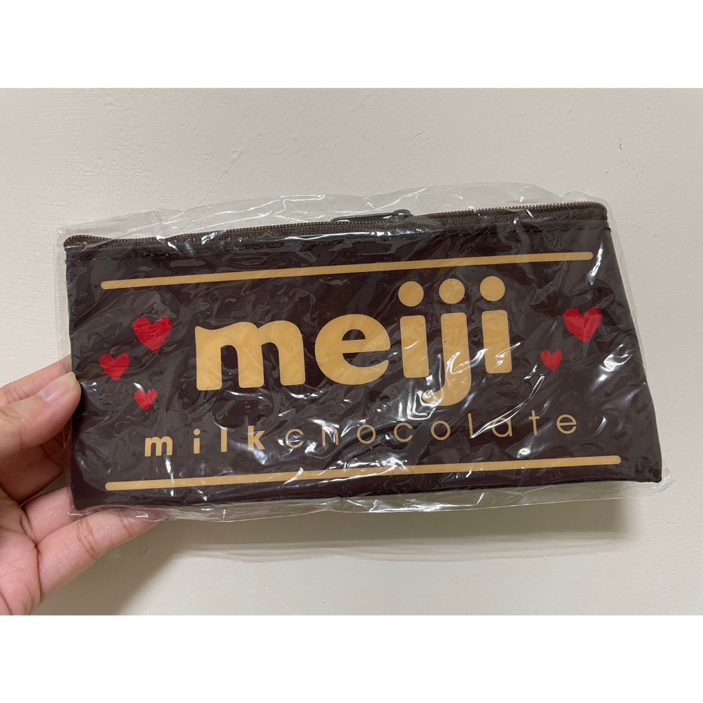 meiji 明治牛奶巧克力鉛筆袋 (扁型)