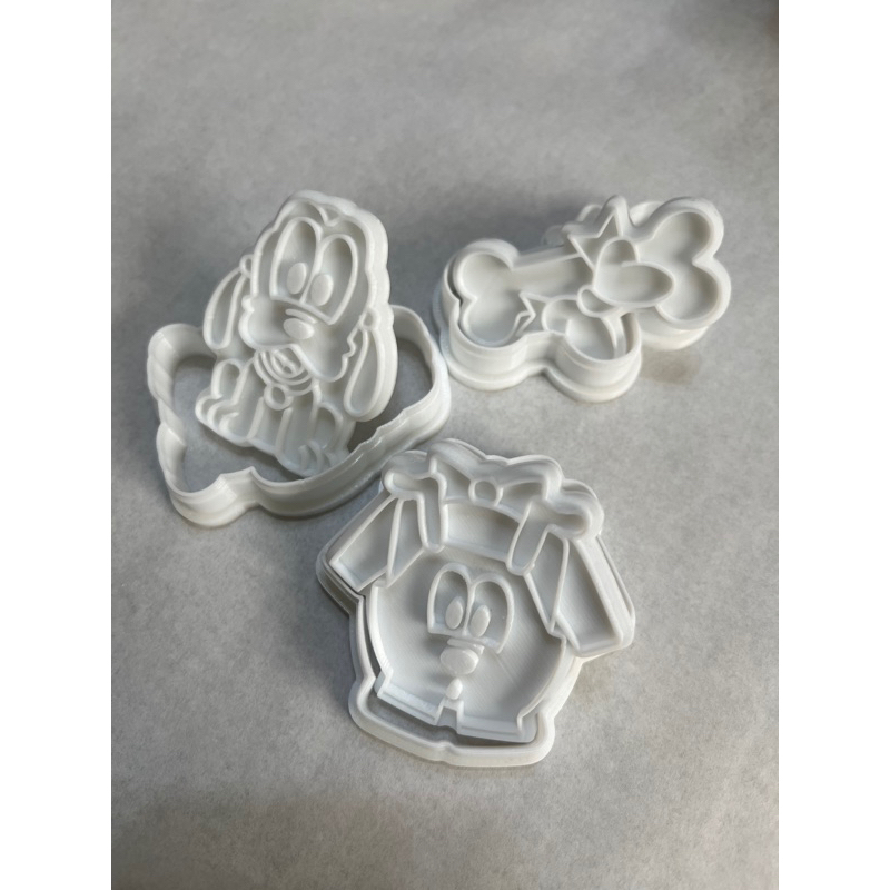 米妮 高飛狗 迪士尼卡通系列 餅乾小模具 壓模翻糖模具 收涎餅乾🍪