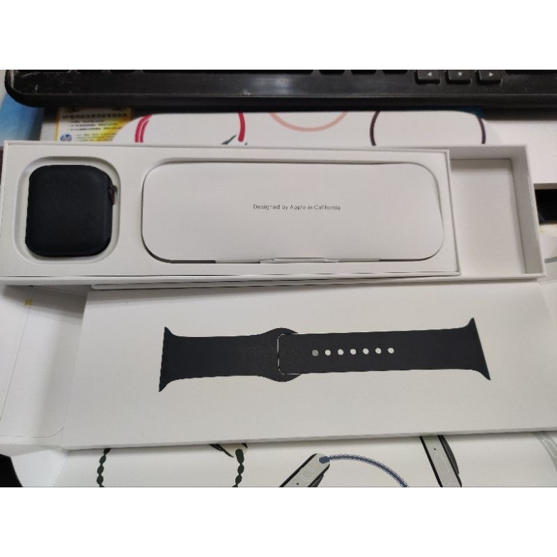 Apple Watch S9 LTE GPS 行動網路 45mm 鋁金屬錶殼 (保固至2025/01/27)
