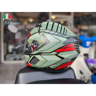 【帽牧屋】義大利 AGV K3 DECEPI 安全帽 全新改款 限量 雙D扣 藍牙耳機預留孔 消黑綠紅 全罩