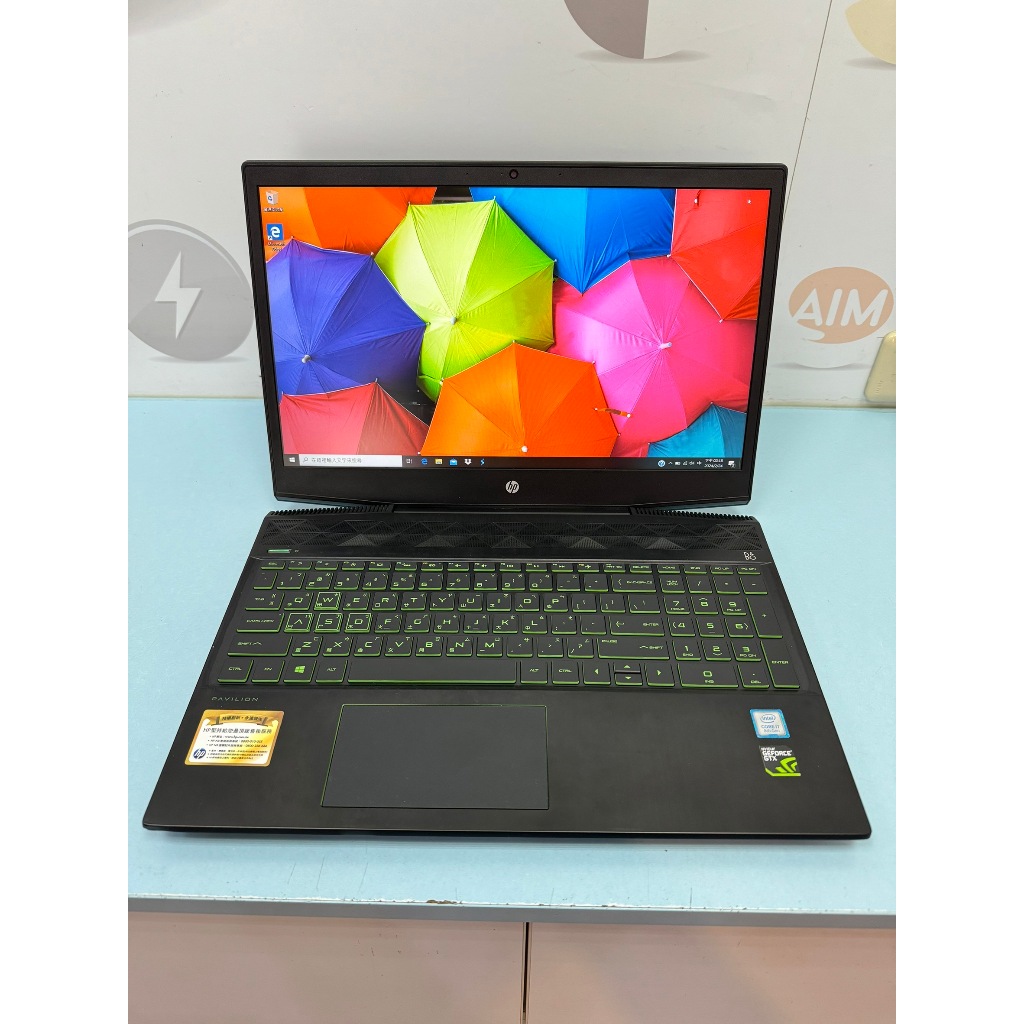 【艾爾巴二手】HP 15 i7/8G/128G+1TB/GTX1050 15.6吋 黑#二手筆電#漢口店023L2