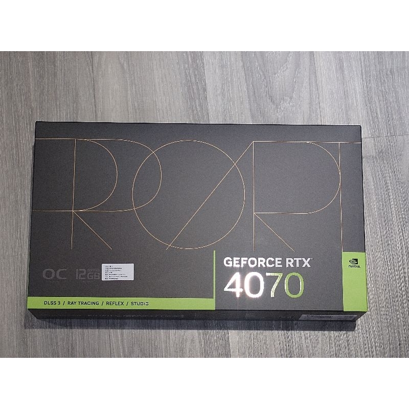 ProArt GeForce RTX™ 4070 OC 超頻版 12GB GDDR6X（二手）
