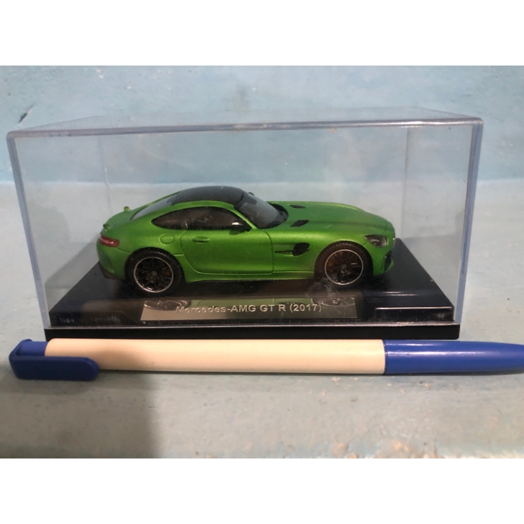 Mercedes-AMG GT R 2017 (綠) 7-11 1:43 賓士鋅合金模型車